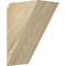 Ekena Millwork 6"W x 8"D x 12"H Traditional Rough Sawn Knee Brace, Douglas Fir BRC06X08X12TRA00RDF - alternate 1